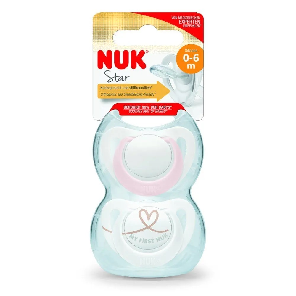 Nuk Star Silicone Soother M