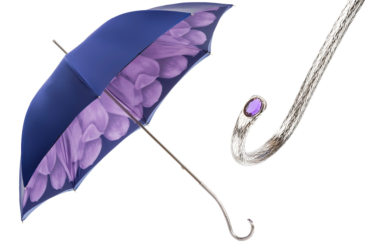 Pasotti Purple Dahlia Umbrella