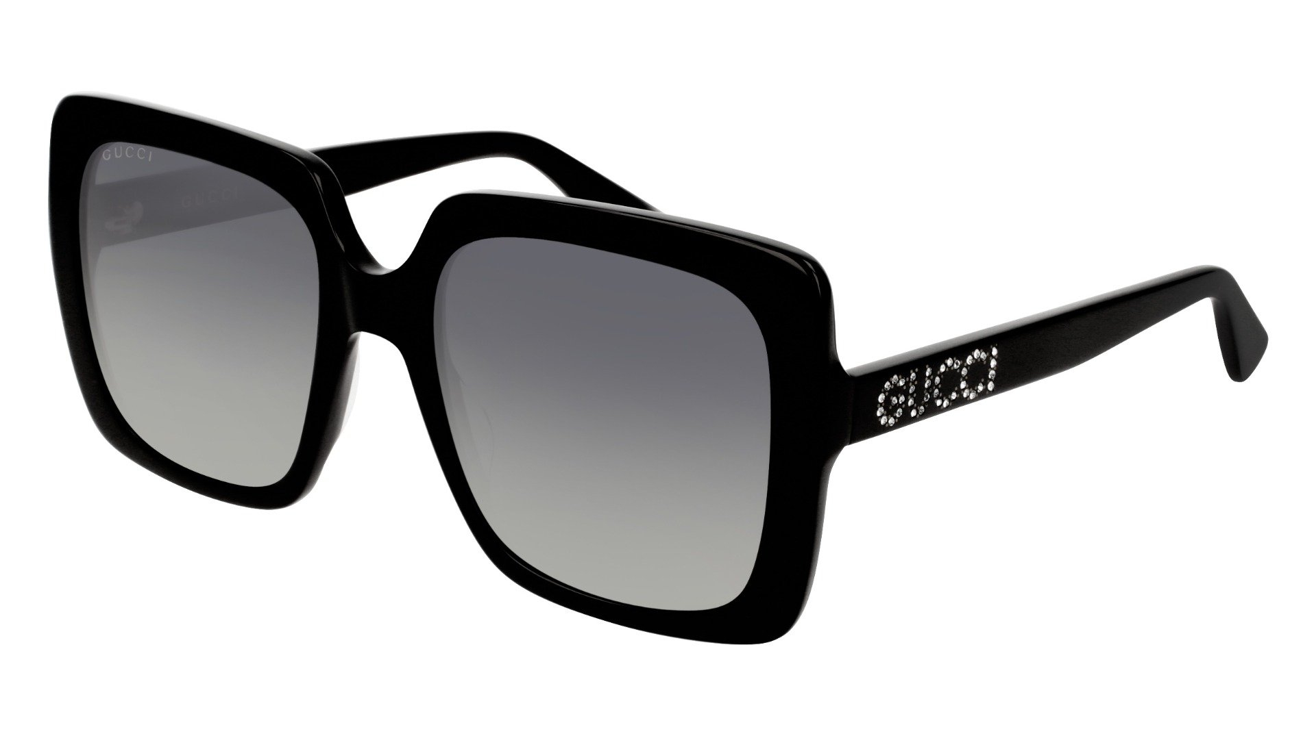 Gucci - GG0418S Womens Black/Grey Gradient Sunglasses