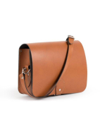 Gweniss Riley Saddle Bag - Dark Tan