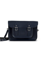 Gweniss Charlotte Satchel - Navy Blue - 11"